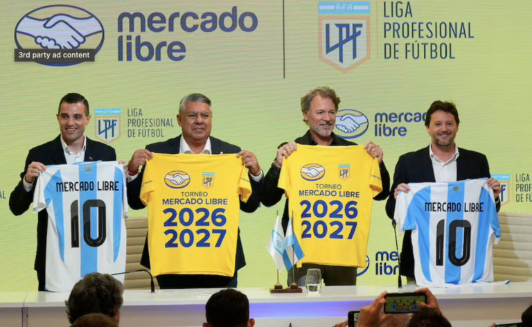 Mercado Libre sponsor principal de la Liga Profesional